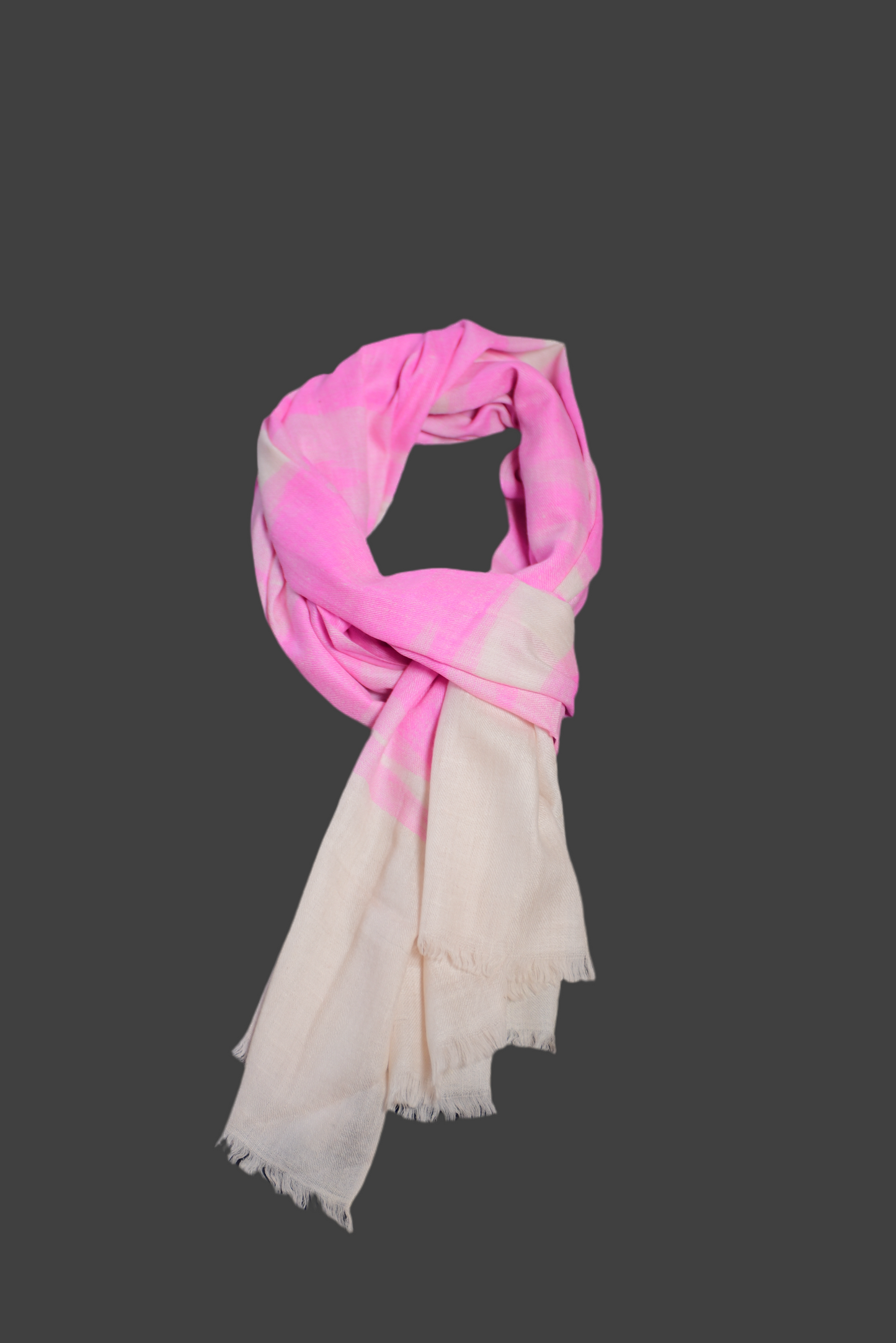 Baby Pink Ikat Cashmere Wrap-BPIC19