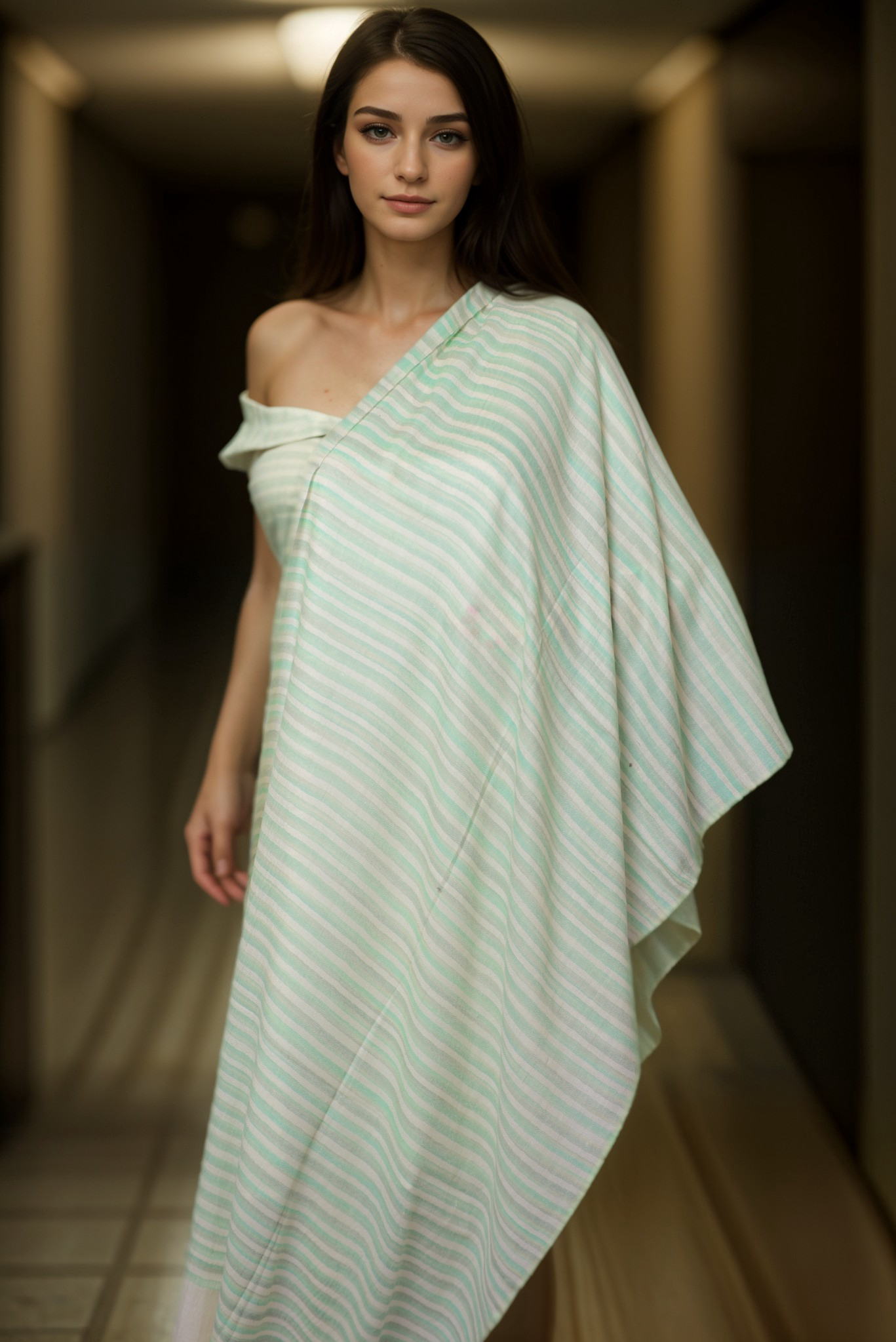 Classic Ikat Cashmere Wrap-CICW16